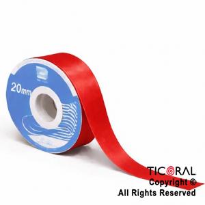 CINTA LISA 20 MM X 25 MTS ROJO